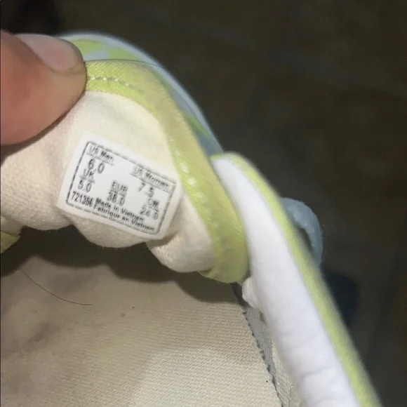 Vans Lemon Checkered Lace-Up Sneakers - Picture 4 of 4